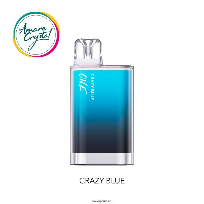 SKE Amare Crystal One одноразовый вейп сумасшедший синий P4008L25 - SKE Vape Wiki